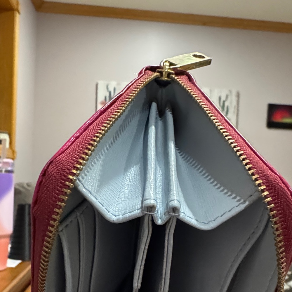 Fossil Women's Vibrant Pink Wallet - Picture 7 of 11